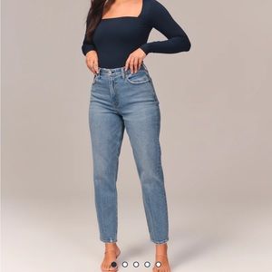 Curve Love High Waisted Mom Jeans
